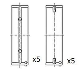 Вкладиші колінчастого валу Fischer Automotive One (FA1) BM1029STD (фото 1)