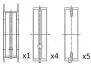 Вкладыши корни Ford Zetec 1.6/1.8/2.0 Fischer Automotive One (FA1) BM1049STD (фото 1)