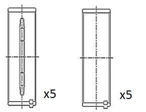 Вкладиш колінвалу Fischer Automotive One (FA1) BM1057STD