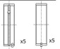 Вкладыши коренные Renault 2.2TD/2.5TD G9T/G9U Fischer Automotive One (FA1) BM1069STD (фото 1)