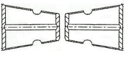 Втулки шатунів STD (к-кт 4шт) d=28mm Ford Connect 1.8TDCI Fischer Automotive One (FA1) BS4001STD (фото 1)