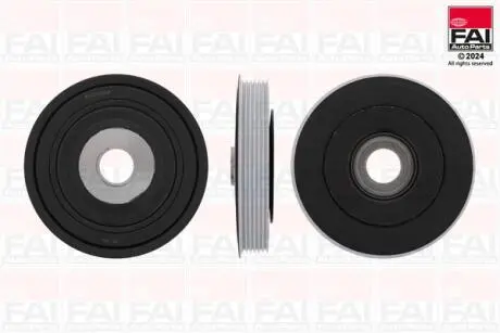 FAI CITROEN Шкив к/вала.C1,C2,C3,Peugeot 1007 1.4HDi Fischer Automotive One (FA1) FVD1006