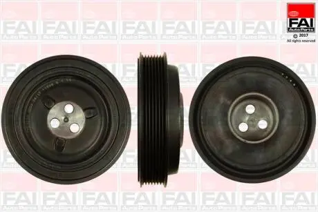 FAI FORD Шкив коленвала Transit 2.4TDCi 06- Fischer Automotive One (FA1) FVD1010