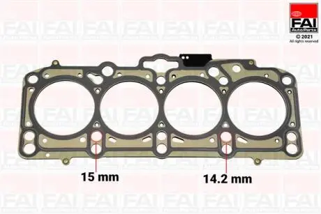 Прокладка Г/Б Audi/VW 1.9SDI/TDI AHF/AGR MLS MOT- 2! 1.63MM Fischer Automotive One (FA1) HG1012A