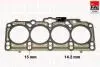 Прокладка Г/Б (1,71mm) Audi А3 VW Golf/Bora/Polo 1.9T Fischer Automotive One (FA1) HG1012B (фото 1)