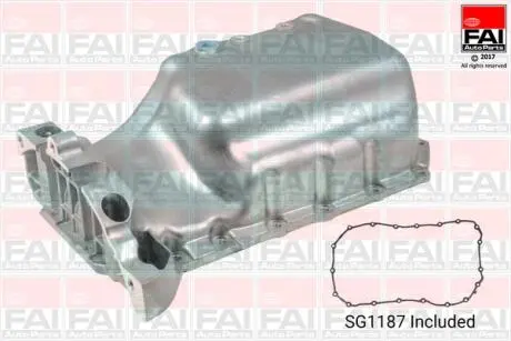 FAI Поддон масла CITROEN 1.6 00- (+прокладка) Fischer Automotive One (FA1) PAN018