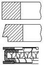 Кольца поршневые VW Passat/Golf 1.8i 97-06 (81.01mm/STD) (1.5-1.75-2) Fischer Automotive One (FA1) PR2000