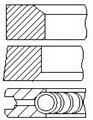 Кольца поршневые Renault Trafic/Megane/Kangoo 1.9dCi (80.50mm/+0.5) (2.5-2-3) = 8938435000 Fischer Automotive One (FA1) PR35000