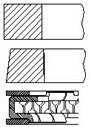 Кольца поршневые Opel Astra/Vectra 1.6i 00- (79.00mm/STD) (1.2-1.2-2) Fischer Automotive One (FA1) PR42000