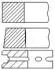 Кольца поршневые Fiat Doblo/ Opel Combo 1.3 JTD 04- (69.60mm/STD) (2-1.5-2) Fischer Automotive One (FA1) PR48000 (фото 1)