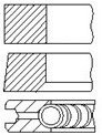 Кольца поршневые VW T4/T5 1.9TDI (79.51mm/STD) (1.75-2-3) Fischer Automotive One (FA1) PR56000