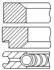 Кільця поршневі Ford Connect 1.8TDCI 02- (82.50mm/STD) (1.75-2-2) Fischer Automotive One (FA1) PR70000 (фото 1)