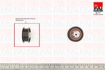 Натяжной ролик, ремень ГРМ Fischer Automotive One (FA1) T9493