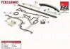 К-кт ланцюга ГРМ (з ущільнювачами) Opel Astra G/H 1.4/Corsa D 1.0/1.4/Meriva A 1.4 16V Fischer Automotive One (FA1) TCK116WO (фото 1)