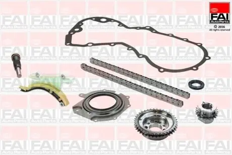 Комплект (блок) ГРМ, (цепь+шестерня+направл.) 1.8DI/TDCI 02-08 Fischer Automotive One (FA1) TCK122