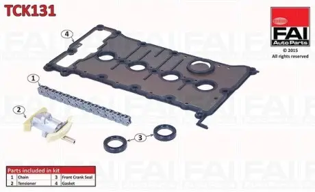 Цепь привода кулачкового вала.) Fischer Automotive One (FA1) TCK131