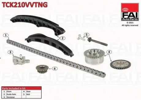 Автозапчасть Fischer Automotive One (FA1) TCK210VVTNG