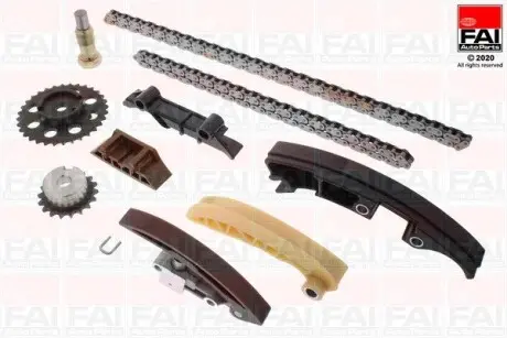 Комплект цепи ГРМ VW T5 3.2 03-09 (z=98/70) (симплекс) Fischer Automotive One (FA1) TCK320NG