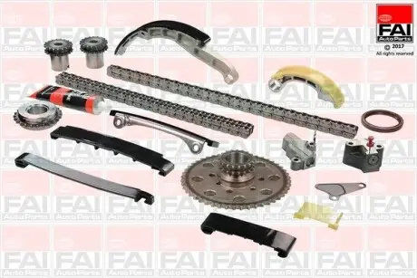 Набор цепи ГРМ NISSAN NAVARA (D40) 2. 5 DCI (08/2006 - 01/2010) Fischer Automotive One (FA1) TCK42CRD06