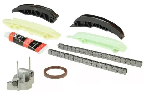 К-кт цепи ГРМ (верх и низ) BMW 1(E81,E87)/3(E46/E90)/5(E60,E61)/7(E65,E66)/X3(E83)/X5(E53) 1.8D /2.0D/3.0D 04- (2 цепи+натяжник+4 лыжи+герметик+сальник) Fischer Automotive One (FA1) TCK74