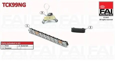 К-кт цепь ГРМ Fiat/Ford/PSA 2.0Jtd/2.0Tdci/2.0Hdi Fischer Automotive One (FA1) TCK99NG