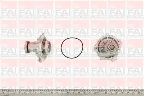 Водяна помпа VAG A4/A6/Felicia/Golf III/Passat/Polo/T-4 1.9SDI/TDI 1994- (1Z/AFF/AFN) Fischer Automotive One (FA1) WP6104