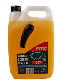 Жидкость бачка омывателя зима 4л. (-25) Дыня (кан. с лейк.) FOX 47655