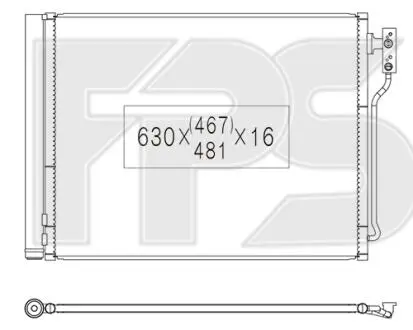 Конденсатор кондиционера FPS FP 14 K345