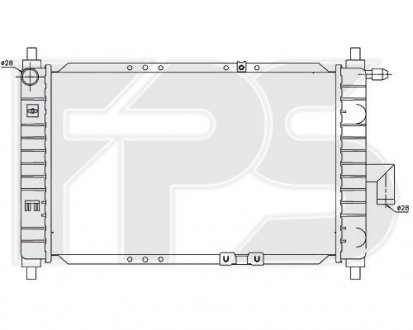 Радіатор охолодження FPS FP 22 A696