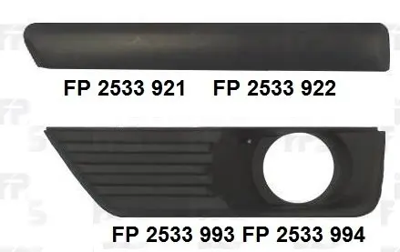 Решетка пластиковая FPS FP 2533 993
