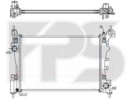 Радиатор охлаждения FPS FP 26 A65