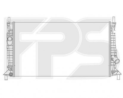 Радіатор охолодження FPS FP 28 A198 (фото 1)
