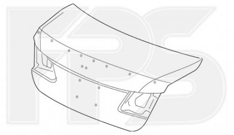 Крышка багажника FPS FP 3029 530