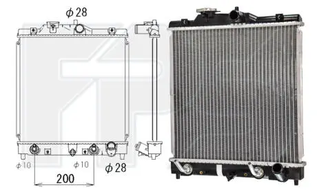 Радіатор охолодження FPS FP 30 A582