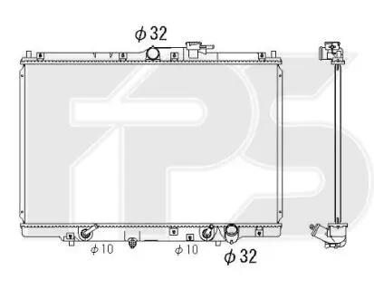 Радіатор охолодження FPS FP 30 A957