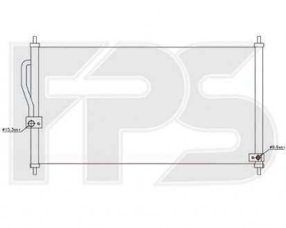 Конденсатор кондиціонера FPS FP 30 K260 (фото 1)