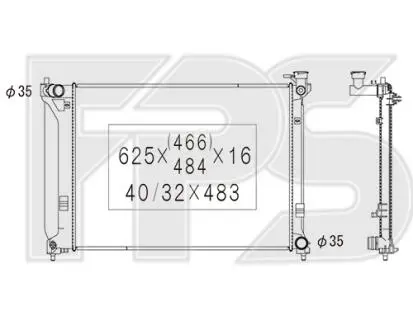 Радиатор охлаждения FPS FP 32 A468
