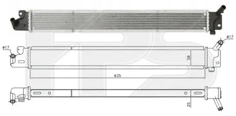 Радиатор охлаждения FPS FP 40 A858