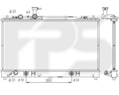 Радиатор охлаждения FPS FP 44 A1381