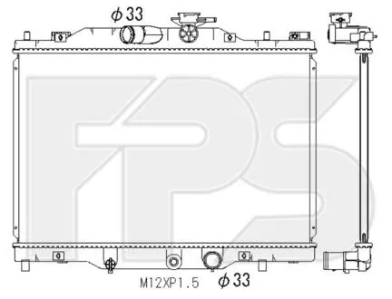 Радіатор охолодження FPS FP 44 A831