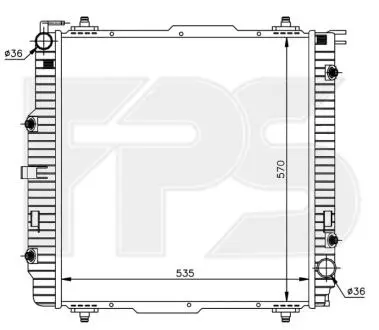 Радіатор охолодження FPS FP 46 A843