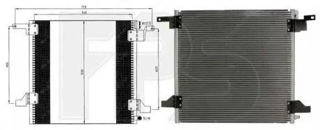 Конденсатор кондиціонера FPS FP 46 K112