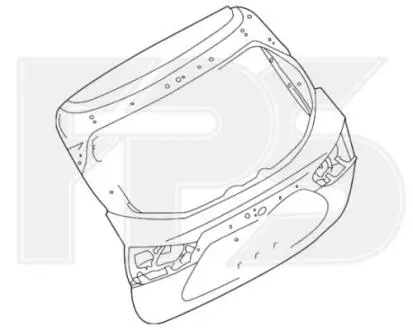 Кришка багажника FPS FP 5036 530