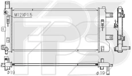 Радиатор охлаждения FPS FP 50 A127