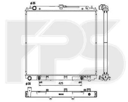 Радіатор охолодження FPS FP 50 A1345