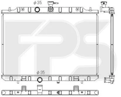 Радиатор охлаждения FPS FP 50 A1348