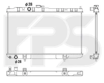 Радиатор охлаждения FPS FP 50 A336