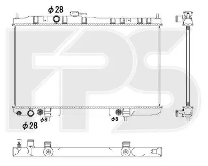 Радиатор охлаждения FPS FP 50 A337