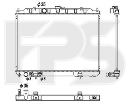 Радиатор охлаждения FPS FP 50 A619