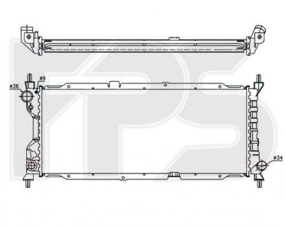 Радиатор охлаждения FPS FP 52 A278